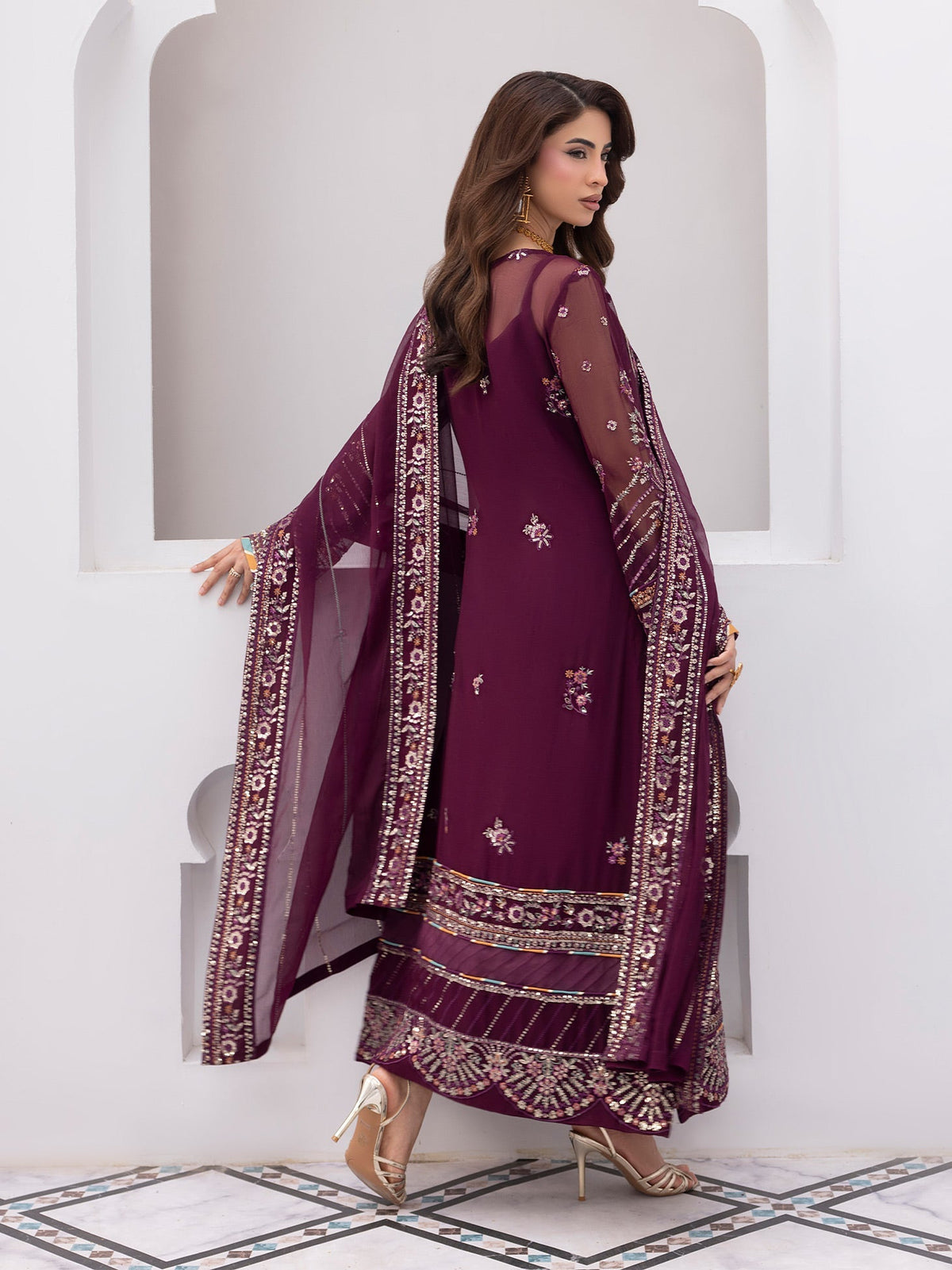 Gulaal | Maeri Luxury Chiffon 26 | Etincelle, image 2