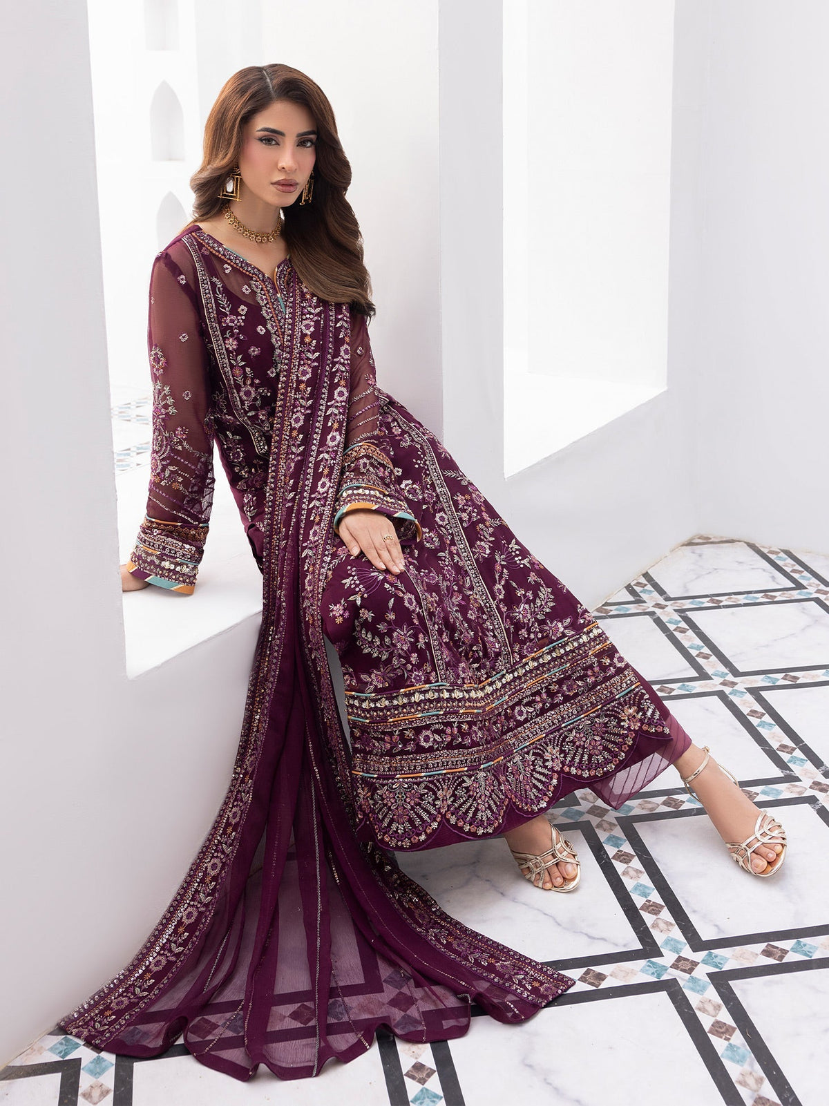 Gulaal | Maeri Luxury Chiffon 26 | Etincelle, image 4
