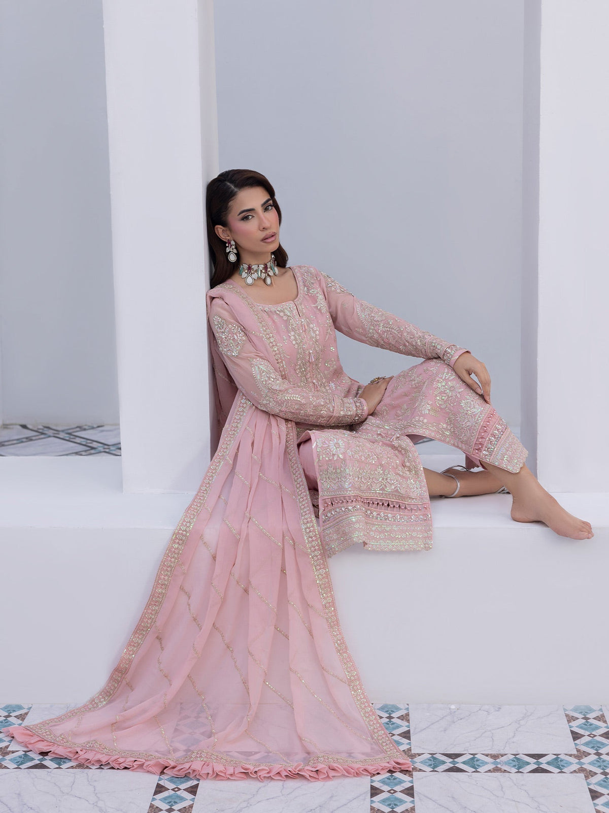 Gulaal | Maeri Luxury Chiffon 26 | Perle, image 4