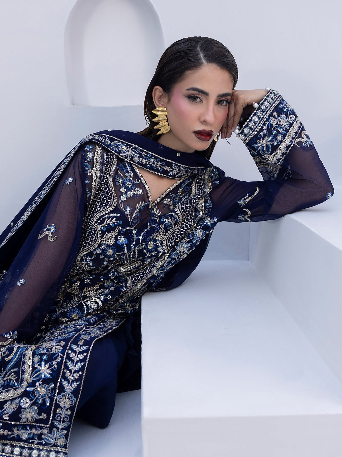 Gulaal | Maeri Luxury Chiffon 26 | Lueur, image 4