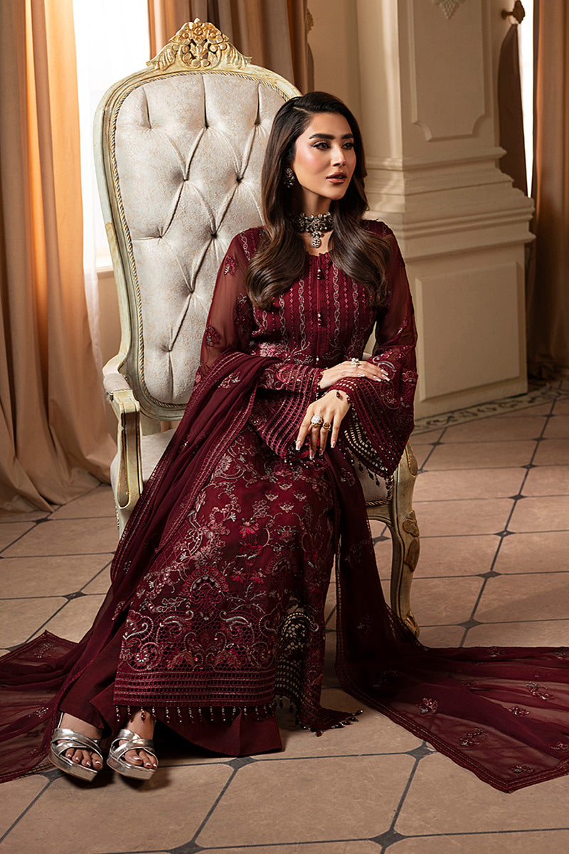 Lavish Premium | Ashnae Formals | Burgundy Veil, image 6