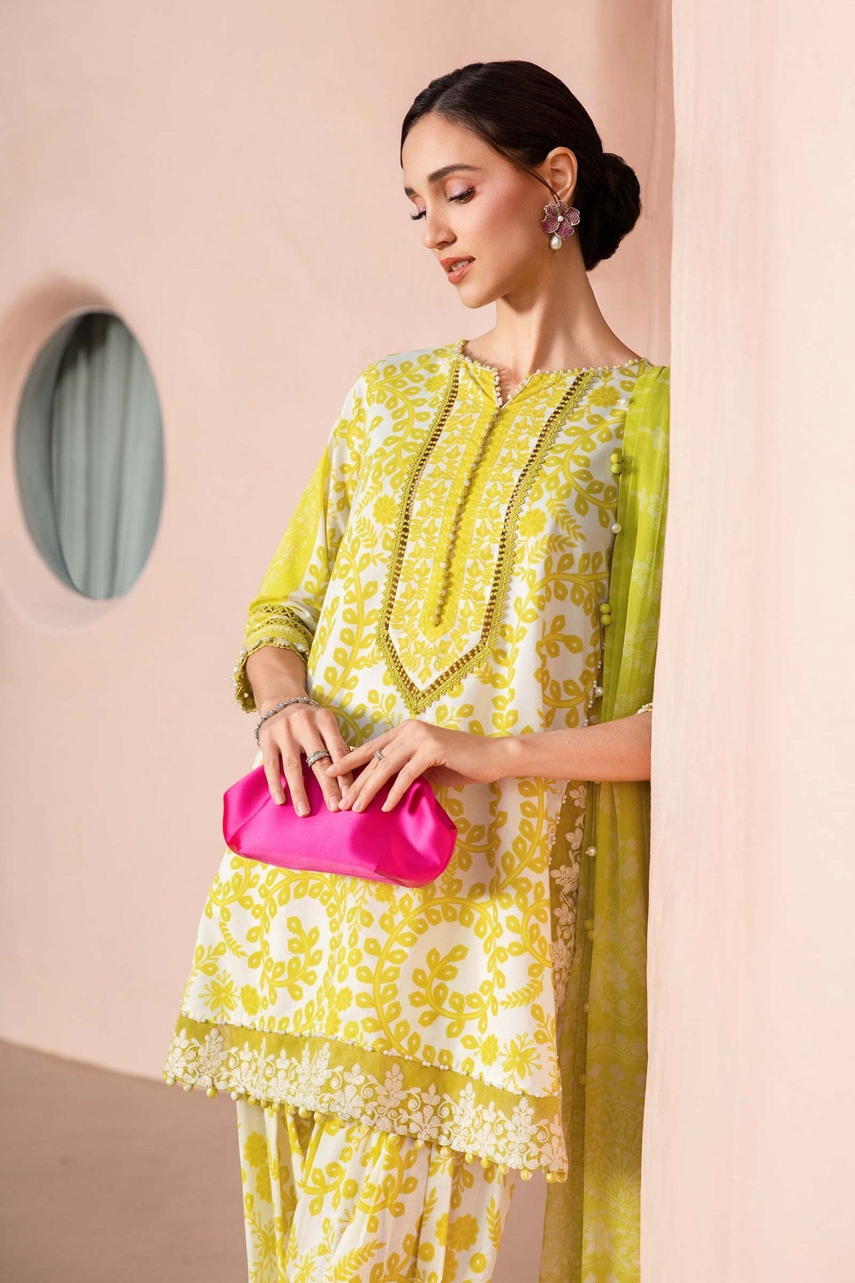 Maria B | M Prints 25 | MPT-2504-A -  Maria B Ladies Clothes - Original Designer Dress - House of Maryam