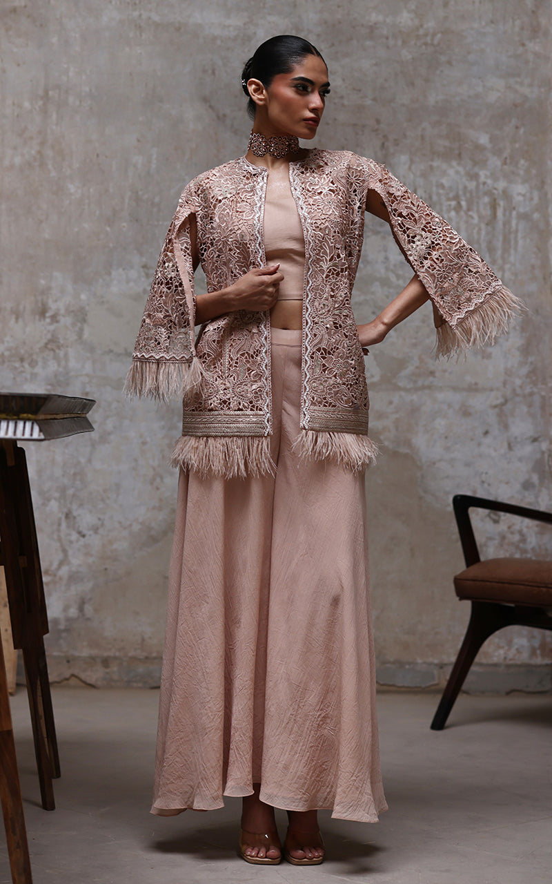 Threads and Motifs | Formal Dresses 25 | Organza Embroidered Jacket With Inner -  Threads and Motifs Ladies Clothes - Original Designer Dress - House of Maryam