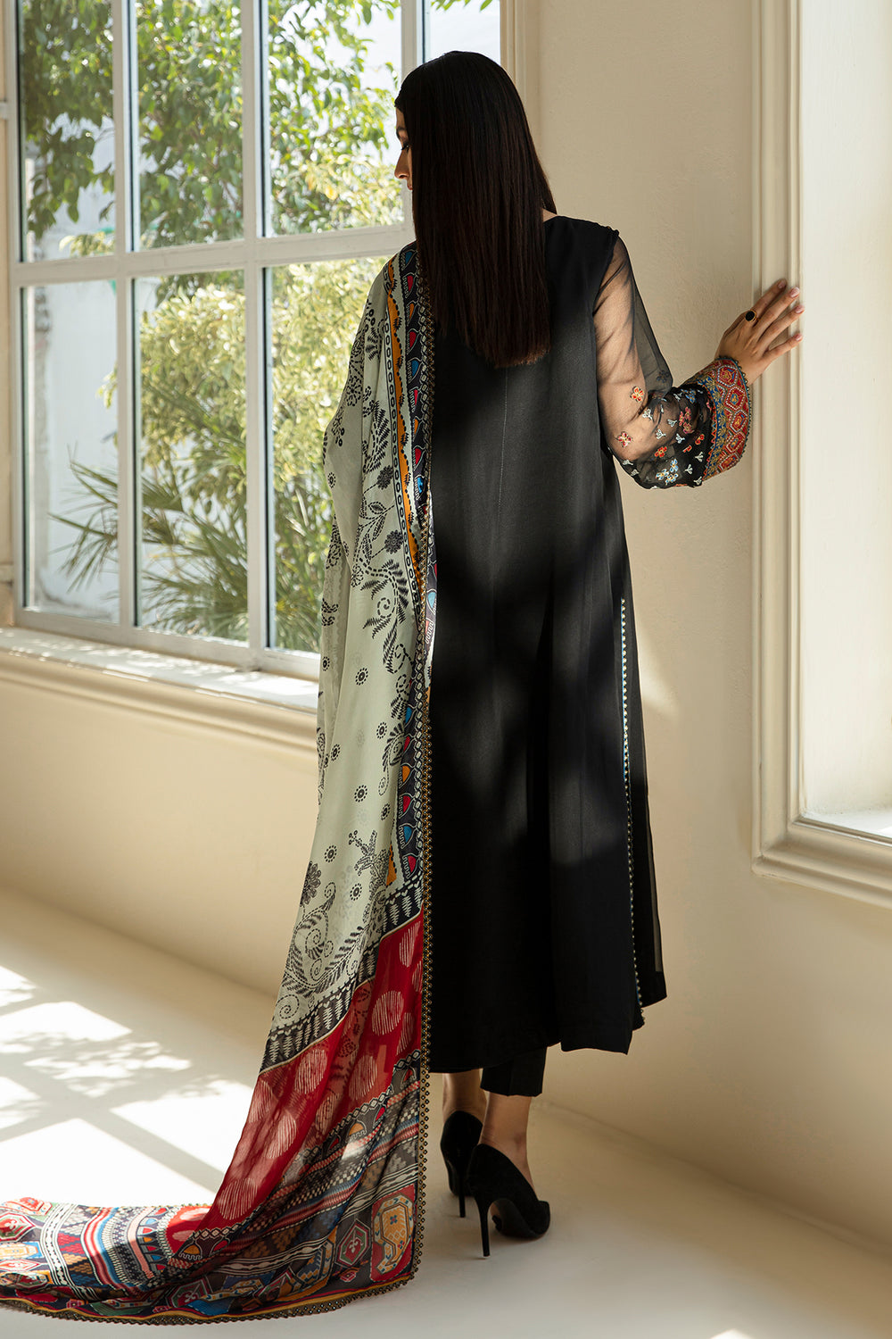 Baroque | Formals Collection | EMBROIDERED CHIFFON UF-388, image 2