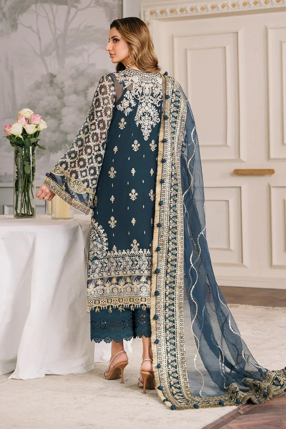 Baroque | Chantelle Embroidered Collection | CH12-01 -  Baroque Formal - Original Designer Dress - House of Maryam