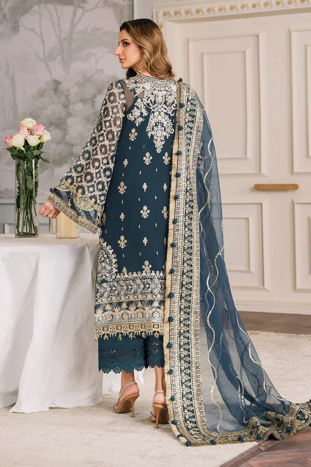 Baroque | Chantelle Embroidered Collection | CH12-01 -  Baroque Formal - Original Designer Dress - House of Maryam