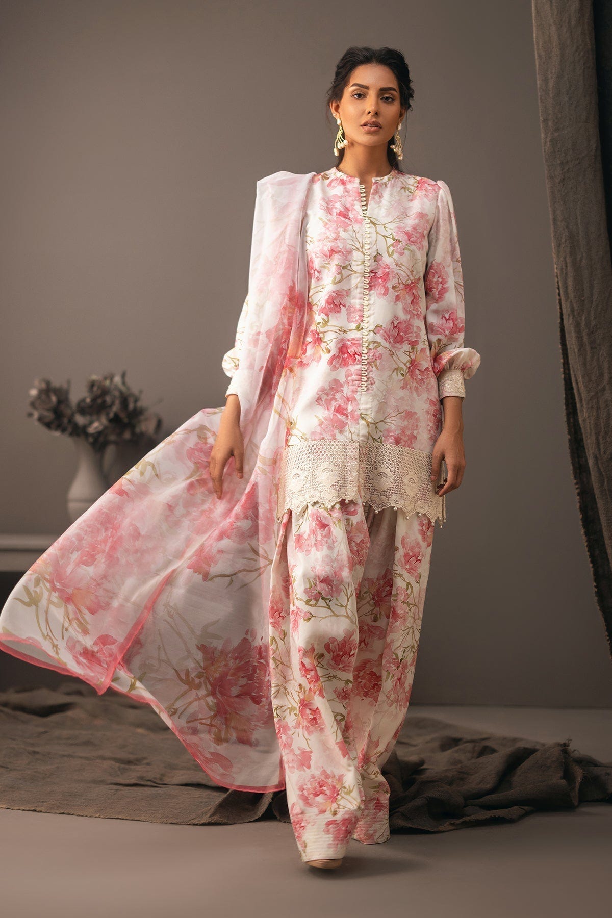 Erum Khan | Beyond Basic | BOLD BOUQUET -  Erum Khan Ladies Clothes - Original Designer Dress - House of Maryam