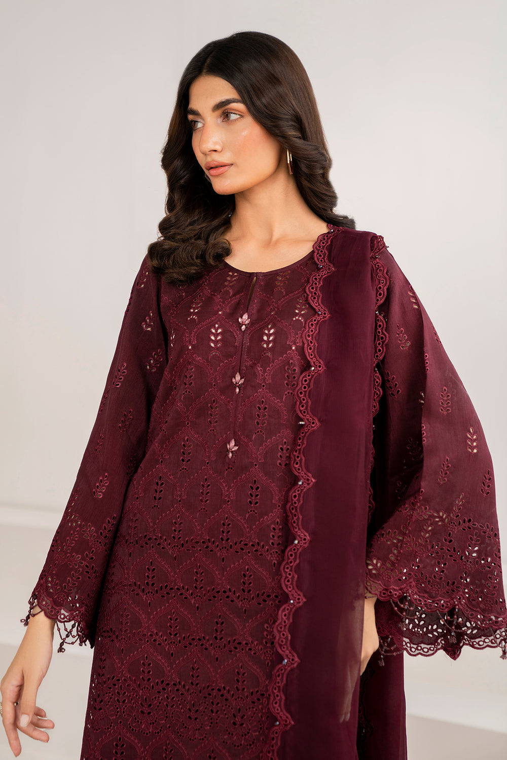 Baroque | Formals Collection | EMBROIDERED CHIFFON UF-690, image 3