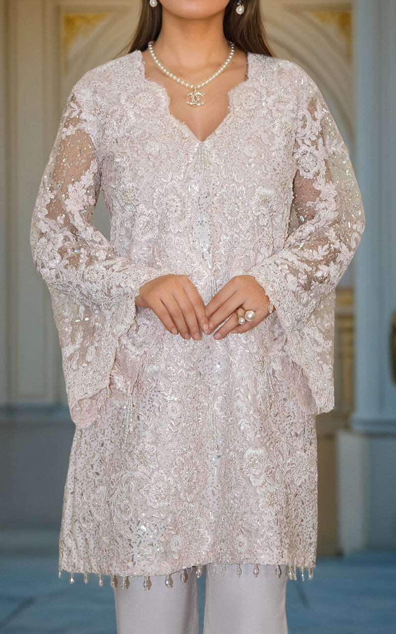 Threads and Motifs | Formal Dresses 25 | Net Cut Dana Shirt With Trouser -  Threads and Motifs Ladies Clothes - Original Designer Dress - House of Maryam