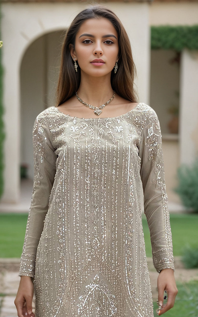 Threads and Motifs | Formal Dresses 25 | Embroidered Shirt With Trouser -  Threads and Motifs Ladies Clothes - Original Designer Dress - House of Maryam
