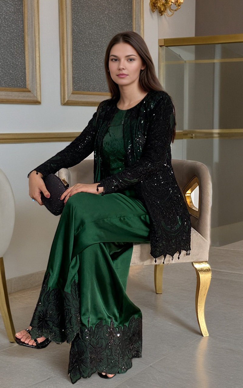 Threads and Motifs | Formal Dresses 25 | Embroidered Jacket -  Threads and Motifs Ladies Clothes - Original Designer Dress - House of Maryam