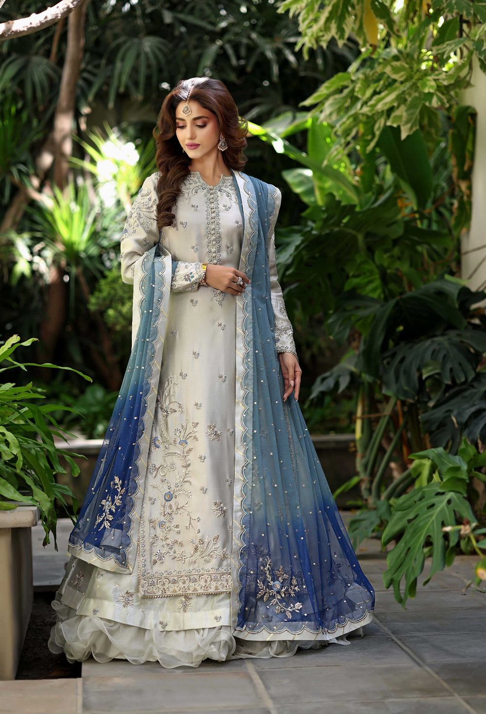 Wahaj M Khan | Nur Festive | Ash Grey Sheesha Nur outfit, image 8