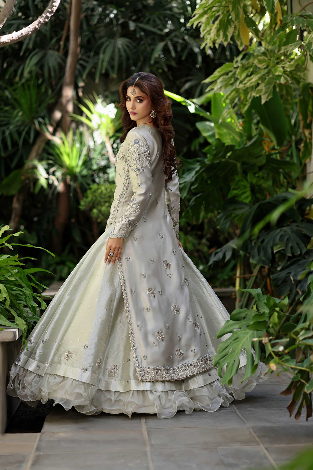 Wahaj M Khan | Nur Festive | Ash Grey Sheesha Nur outfit, image 6