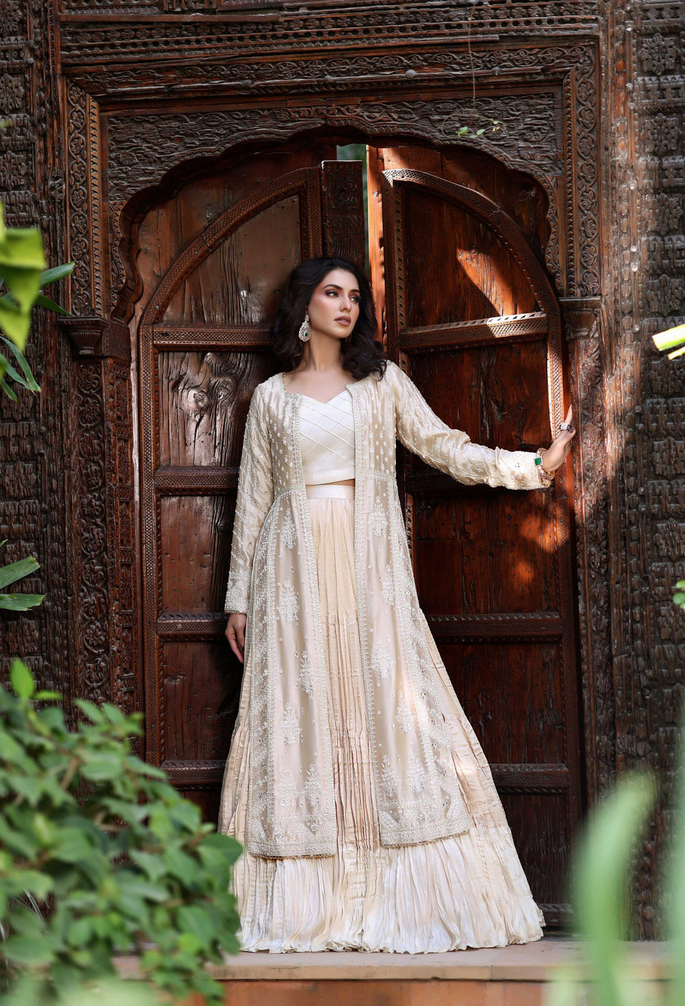 Wahaj M Khan | Nur Festive | Gold White Resham Nur Jacket, image 6