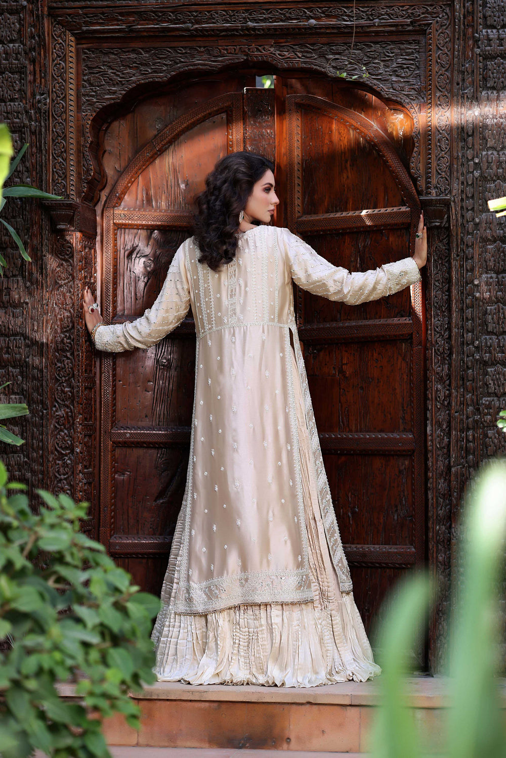 Wahaj M Khan | Nur Festive | Gold White Resham Nur Jacket, image 2