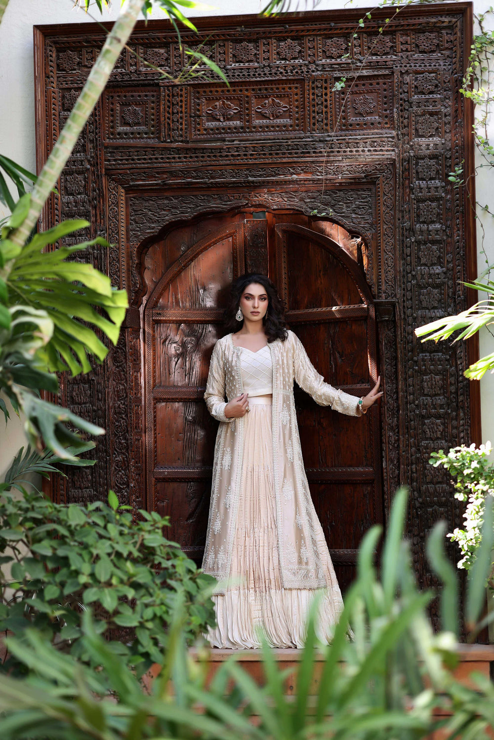 Wahaj M Khan | Nur Festive | Gold White Resham Nur Jacket, image 4