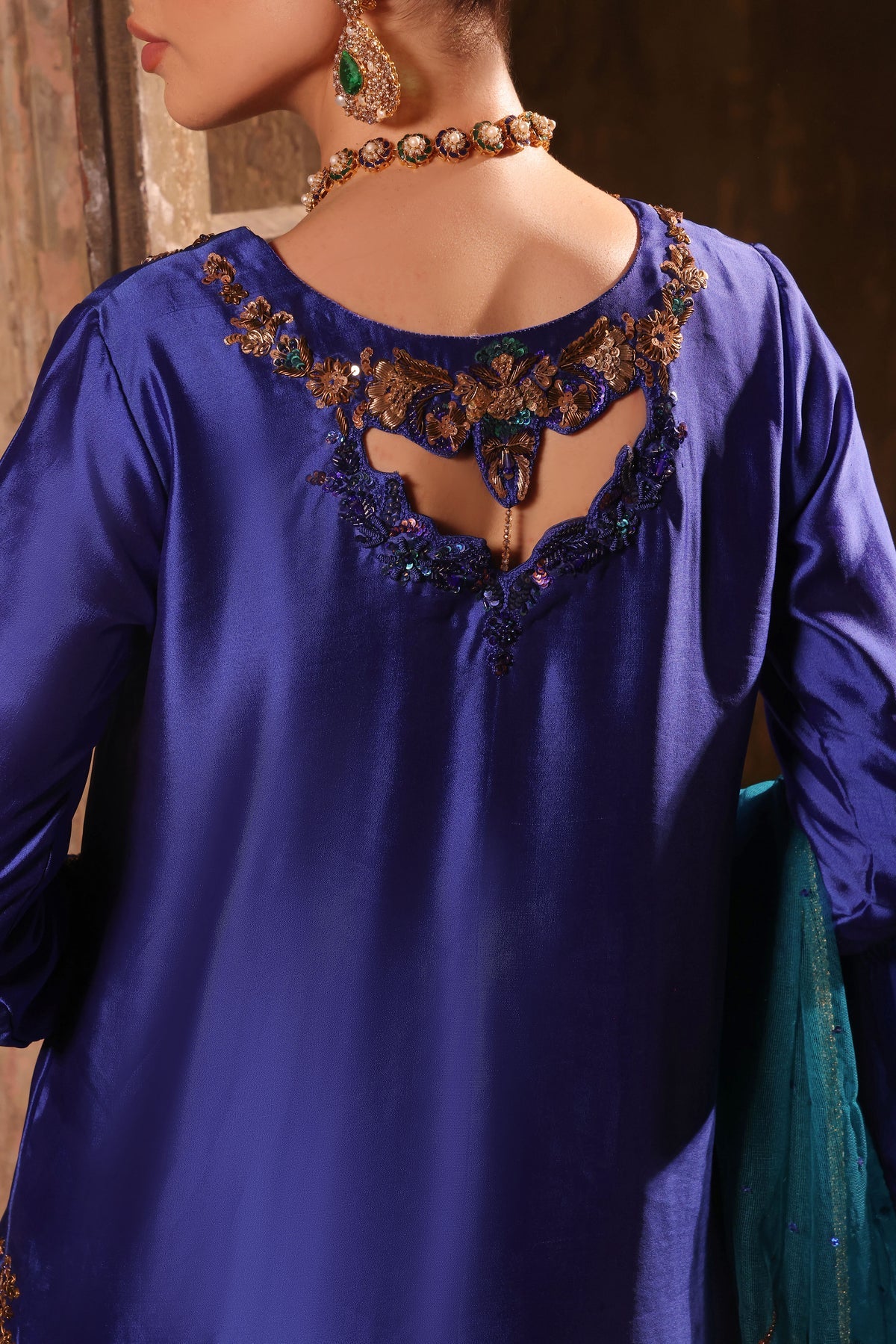 Wahaj M Khan | Banno Wedding Formals | Shalwar pant silk set, image 4