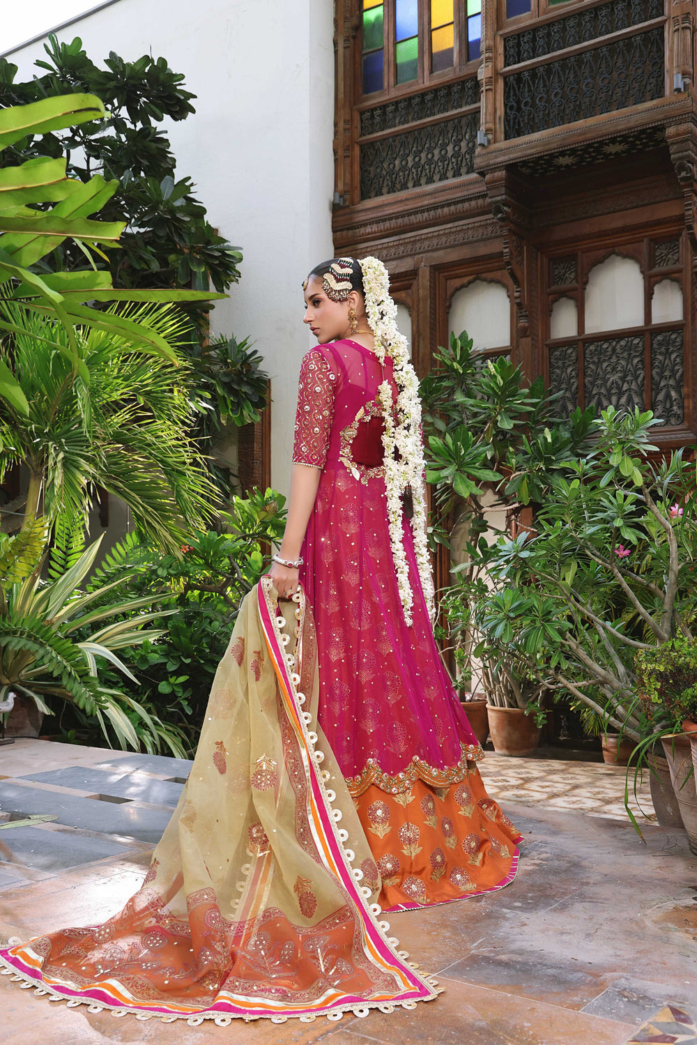 Wahaj M Khan | Nur Festive | Gulnur Angharka Block Set, image 2