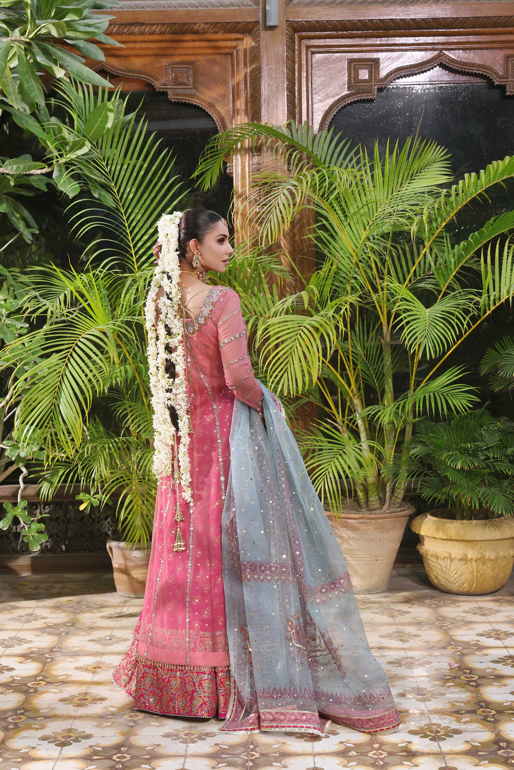 Wahaj M Khan | Nur Festive | Bubble Pink Nur Anarkali, image 2