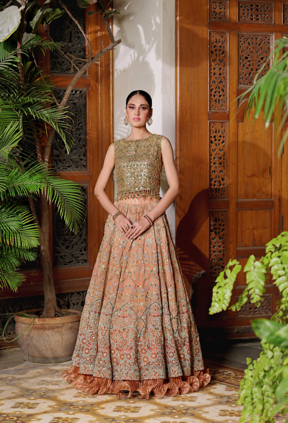 Wahaj M Khan | Nur Festive | Peach Dhani Suroor-e-Saba LS, image 5