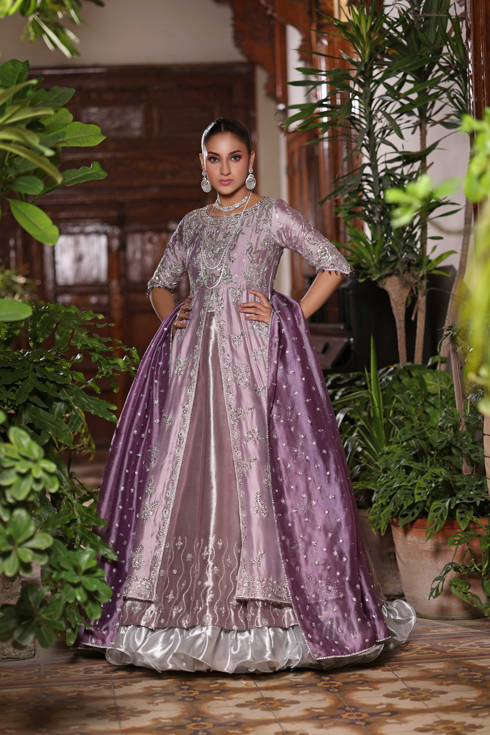 Wahaj M Khan | Nur Festive | Nur-e-Lilac Lehnga JS, image 6