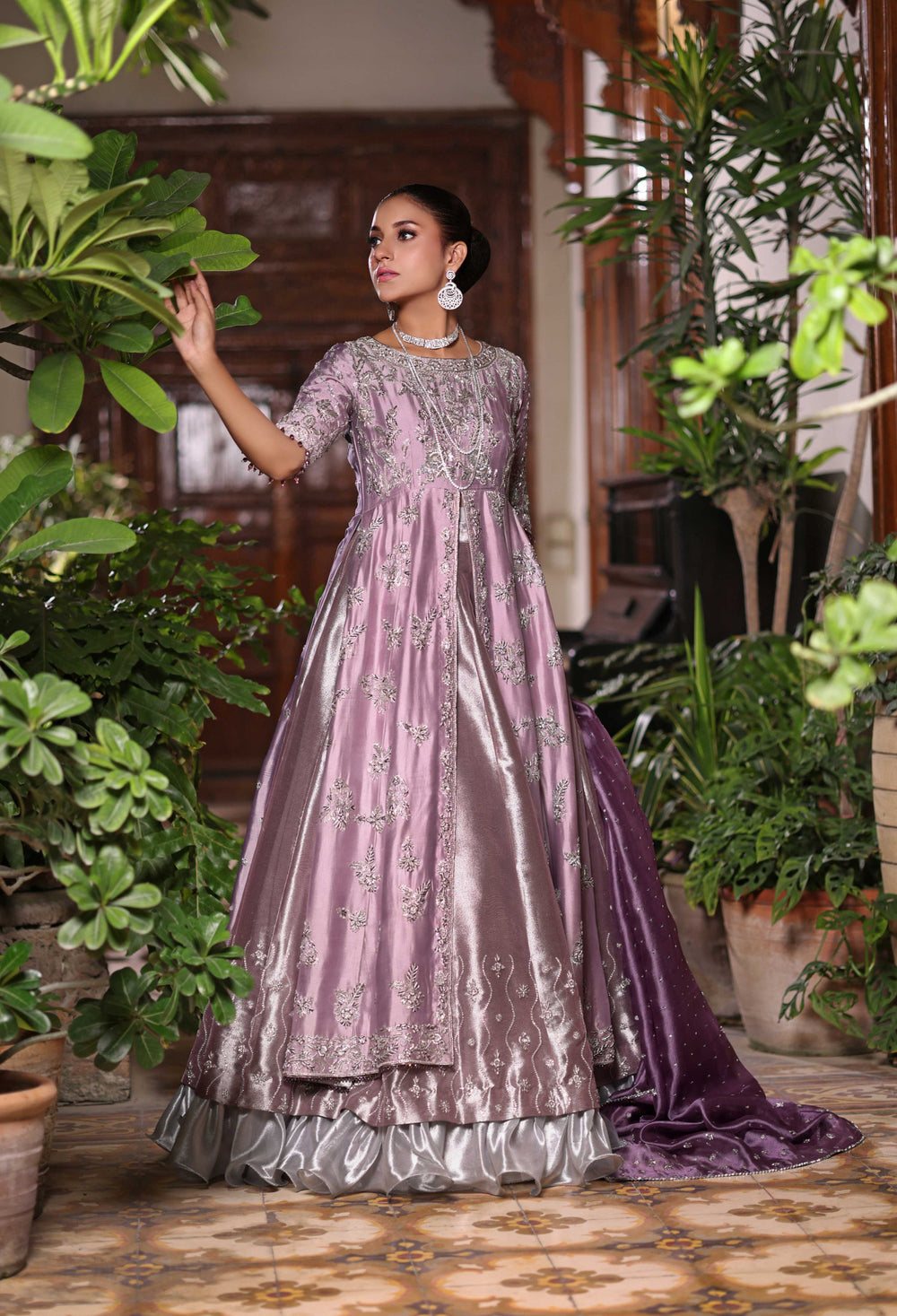 Wahaj M Khan | Nur Festive | Nur-e-Lilac Lehnga JS, image 4