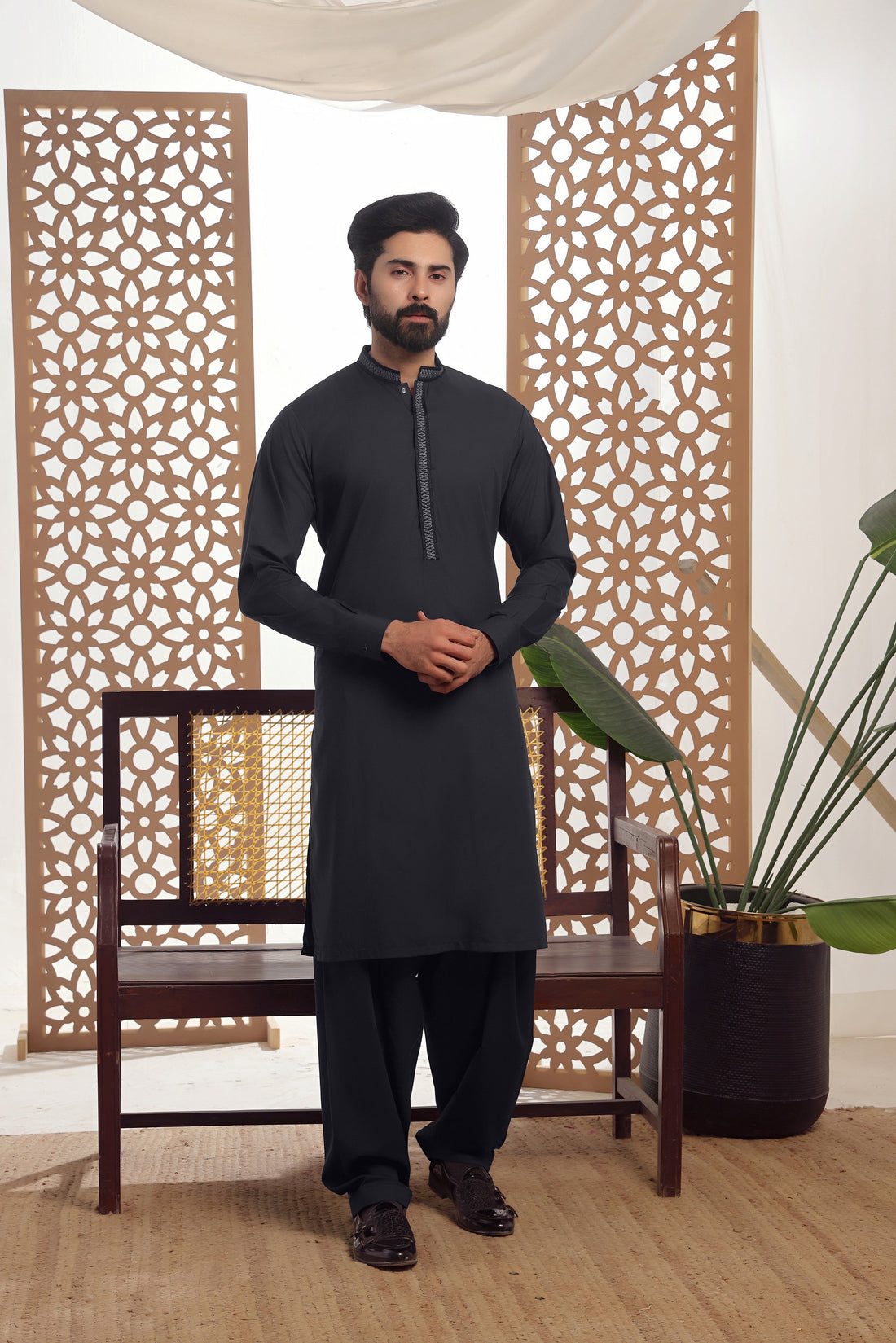 TGM | Men Fancy Wedding | Pixel Grey (3 Piece)