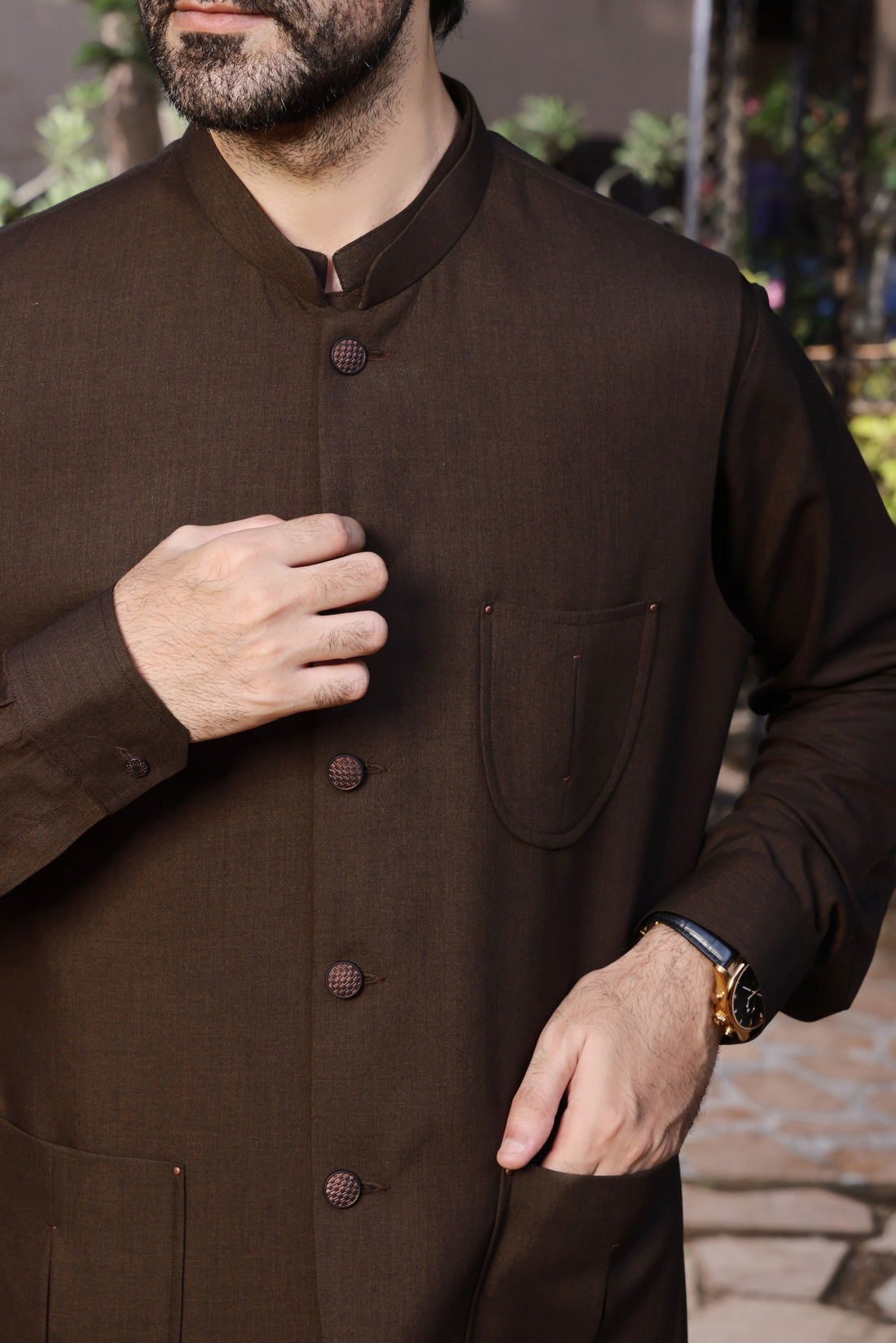 TGM | Men Fancy Wedding | Dark Oak (3 Piece)