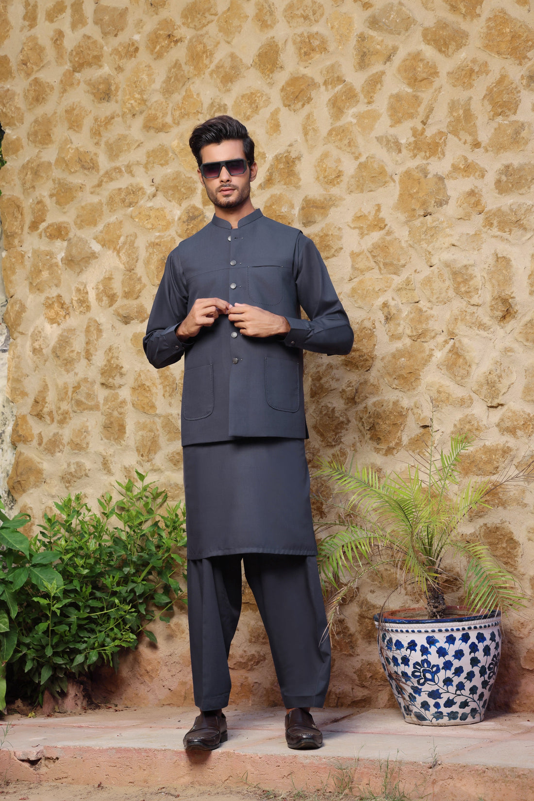 TGM | Men Fancy Wedding | Starlit Blue (3 Piece)