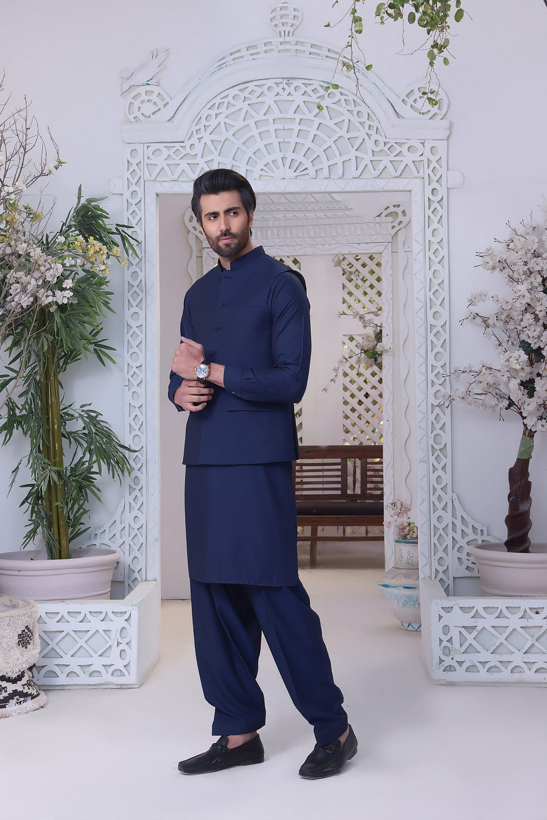 TGM | Men Fancy Wedding | Blue Munsell (3 Piece)