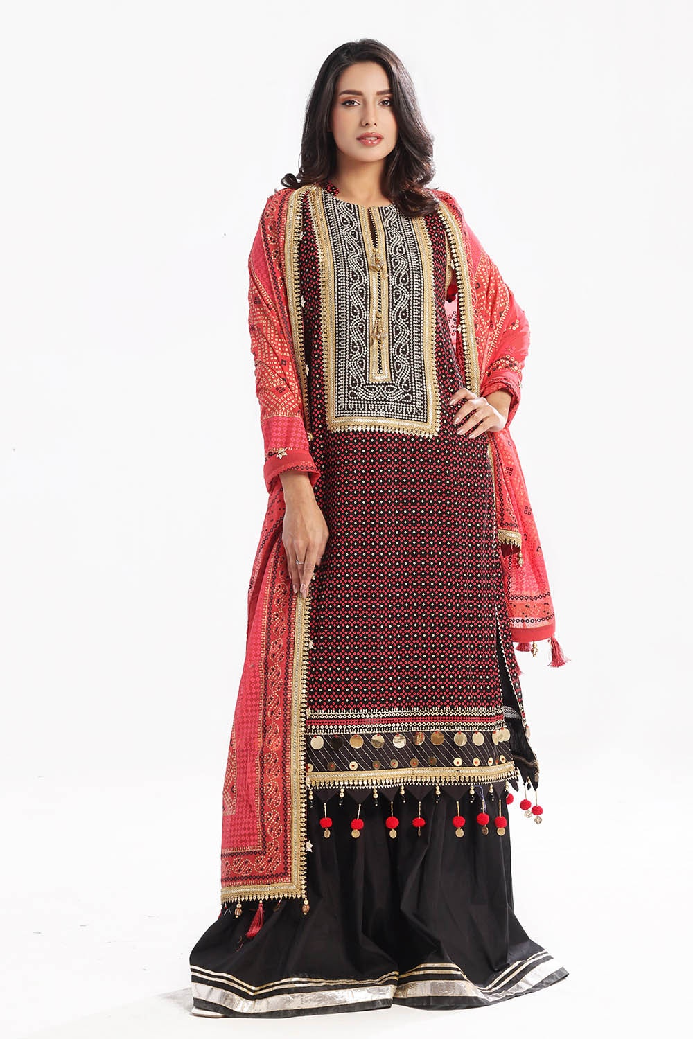 Gul Ahmed | Chunri Lawn 25 | BM-52017 -  Gul Ahmed Ladies Clothes - Original Designer Dress - House of Maryam