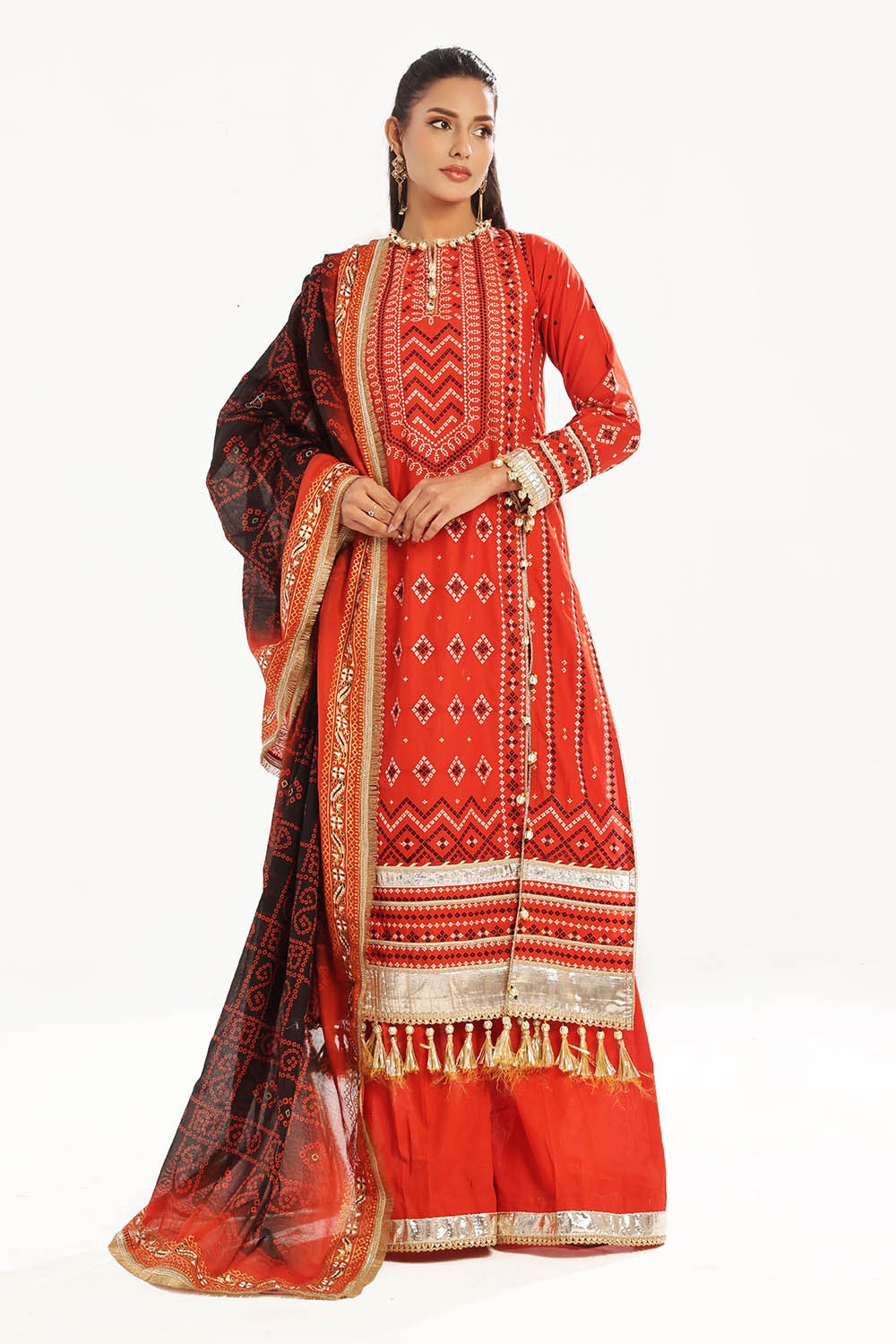 Gul Ahmed | Chunri Lawn 25 | CL-52443 -  Gul Ahmed Ladies Clothes - Original Designer Dress - House of Maryam