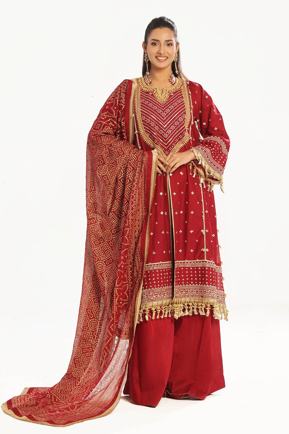 Gul Ahmed | Chunri Lawn 25 | BM-52018 -  Gul Ahmed Ladies Clothes - Original Designer Dress - House of Maryam