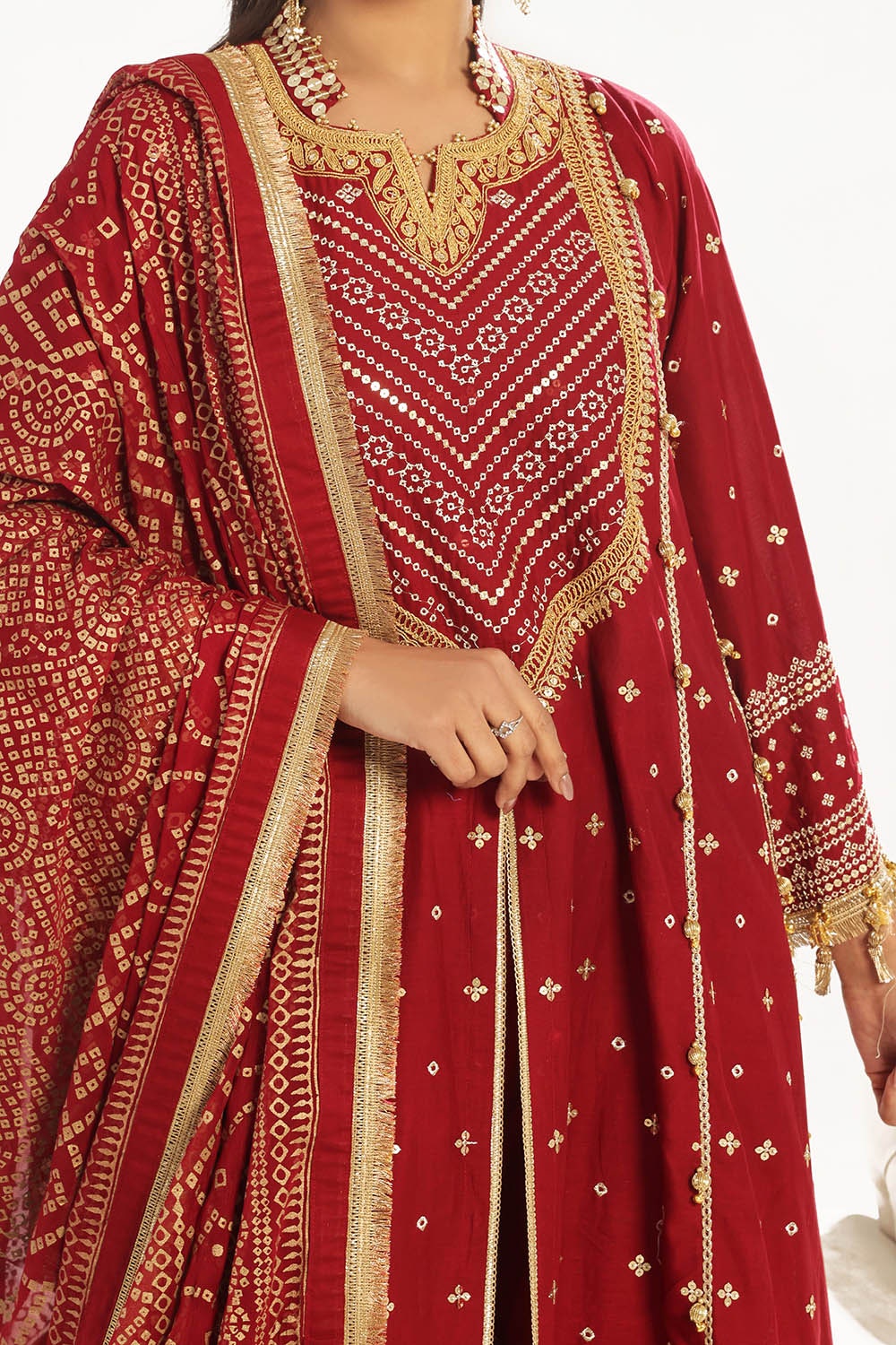 Gul Ahmed | Chunri Lawn 25 | BM-52018 -  Gul Ahmed Ladies Clothes - Original Designer Dress - House of Maryam