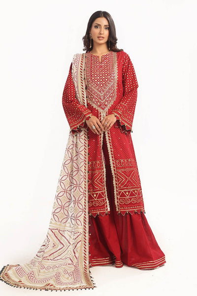 Gul Ahmed | Chunri Lawn 25 | BM-52022 -  Gul Ahmed Ladies Clothes - Original Designer Dress - House of Maryam