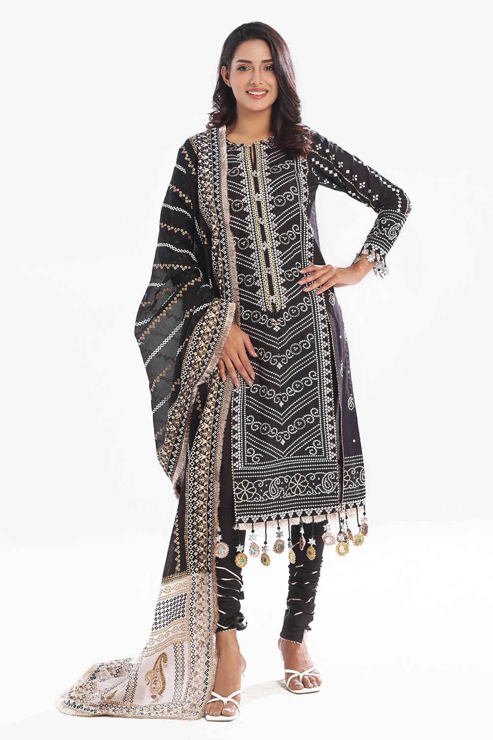 Gul Ahmed | Chunri Lawn 25 | CL-52407 -  Gul Ahmed Ladies Clothes - Original Designer Dress - House of Maryam