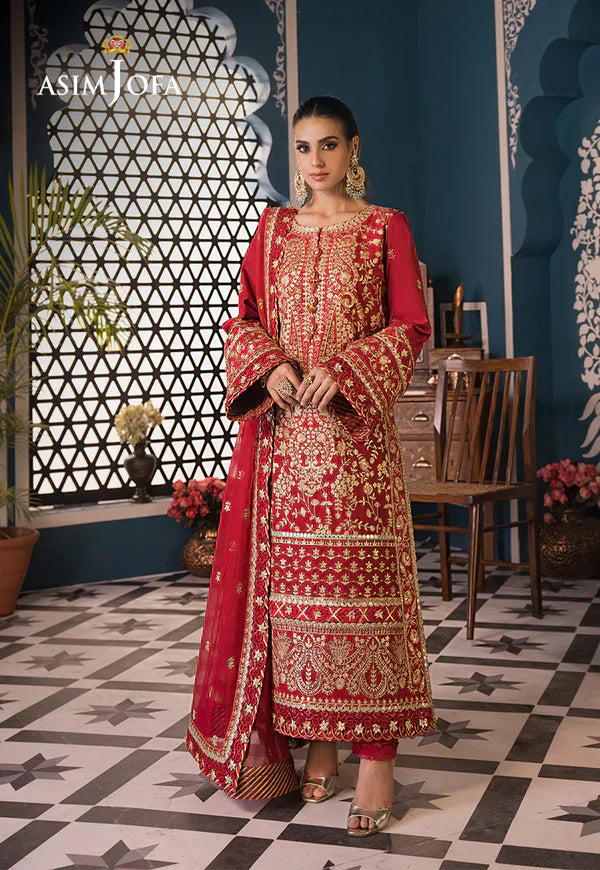 Asim Jofa | Fasana e Ishq Eid Luxury Lawn | AJFI-10 by Designer Asim Jofa - House of Maryam - Pakistani Designer Ethnic Wear in {{ shop.shopifyCountryName }}