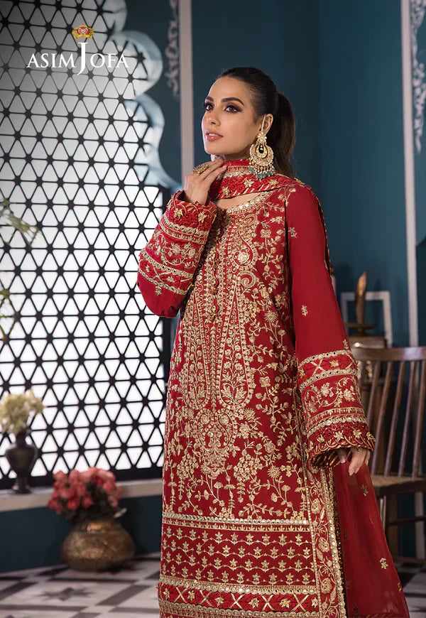 Asim Jofa | Fasana e Ishq Eid Luxury Lawn | AJFI-10 by Designer Asim Jofa - House of Maryam - Pakistani Designer Ethnic Wear in {{ shop.shopifyCountryName }}