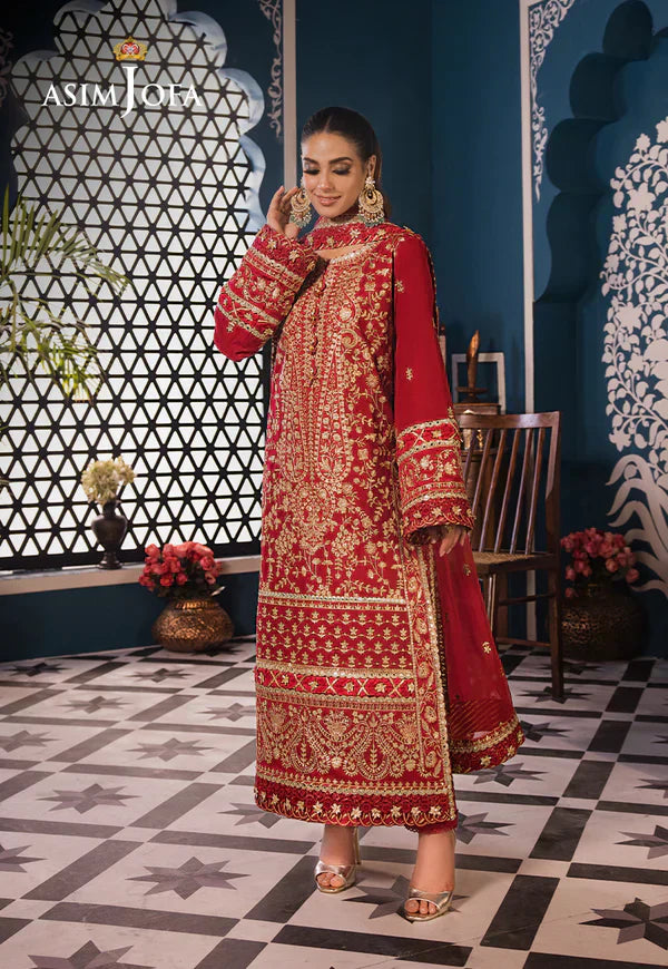 Asim Jofa | Fasana e Ishq Eid Luxury Lawn | AJFI-10 by Designer Asim Jofa - House of Maryam - Pakistani Designer Ethnic Wear in {{ shop.shopifyCountryName }}