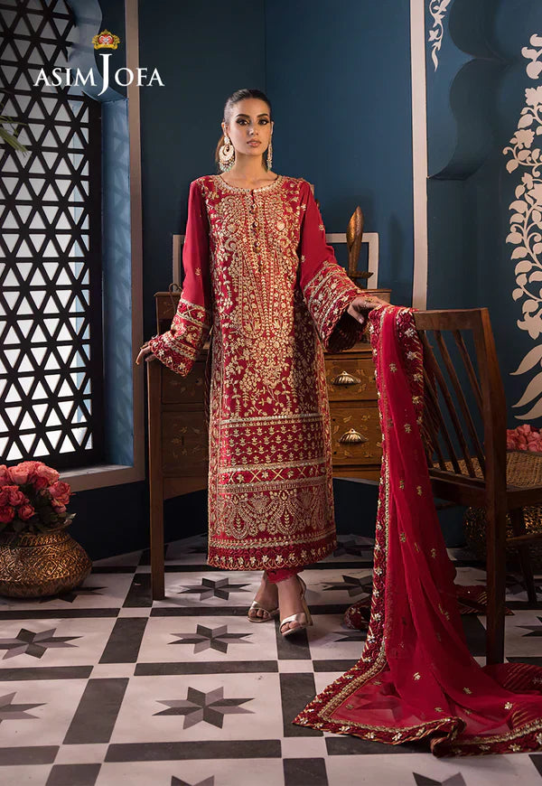 Asim Jofa | Fasana e Ishq Eid Luxury Lawn | AJFI-10