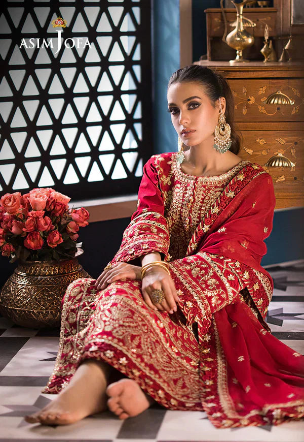 Asim Jofa | Fasana e Ishq Eid Luxury Lawn | AJFI-10 by Designer Asim Jofa - House of Maryam - Pakistani Designer Ethnic Wear in {{ shop.shopifyCountryName }}