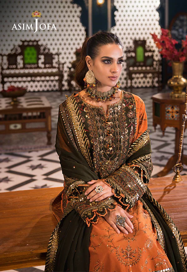 Asim Jofa | Fasana e Ishq Eid Luxury Lawn | AJFI-24 by Designer Asim Jofa - House of Maryam - Pakistani Designer Ethnic Wear in {{ shop.shopifyCountryName }}