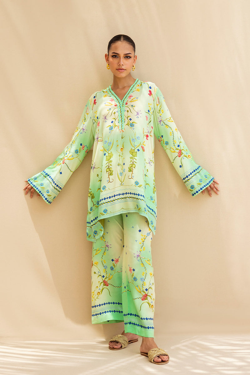 Sania Maskatiya | Mirra Luxury Pret 25 | Nema (B) -  Sania Maskatiya Ladies Clothes - Original Designer Dress - House of Maryam