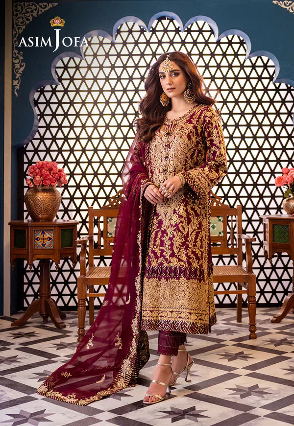 Asim Jofa | Fasana e Ishq Eid Luxury Lawn | AJFI-03