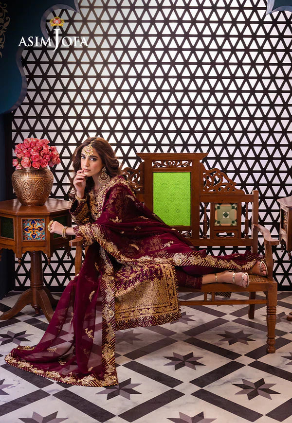 Asim Jofa | Fasana e Ishq Eid Luxury Lawn | AJFI-03