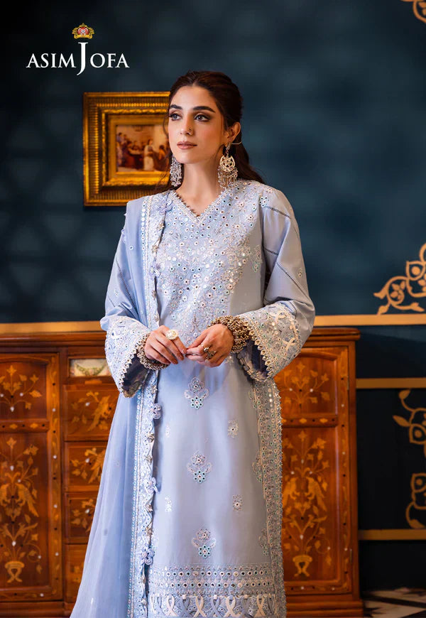 Asim Jofa | Fasana e Ishq Eid Luxury Lawn |AJFI-12 by Designer Asim Jofa - House of Maryam - Pakistani Designer Ethnic Wear in {{ shop.shopifyCountryName }}