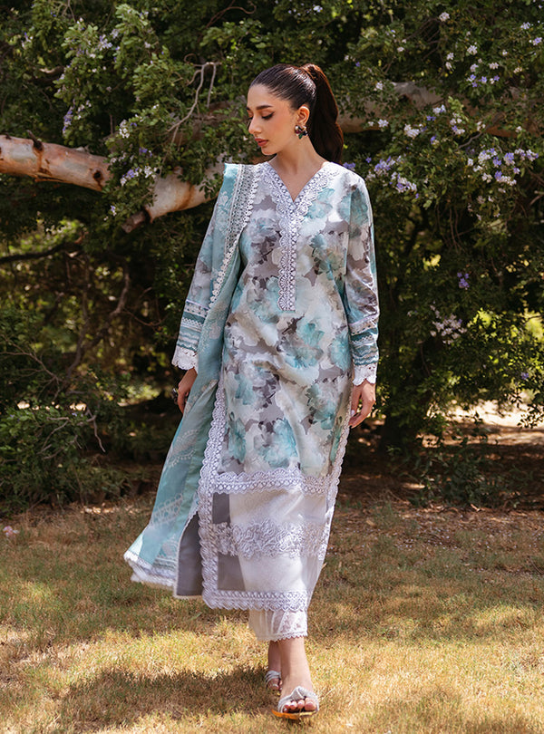 Zainab Chottani | Tahra Lawn 24 | ZINNIA - D 3B -  Zainab Chottani Luxury - Original Designer Dress - House of Maryam