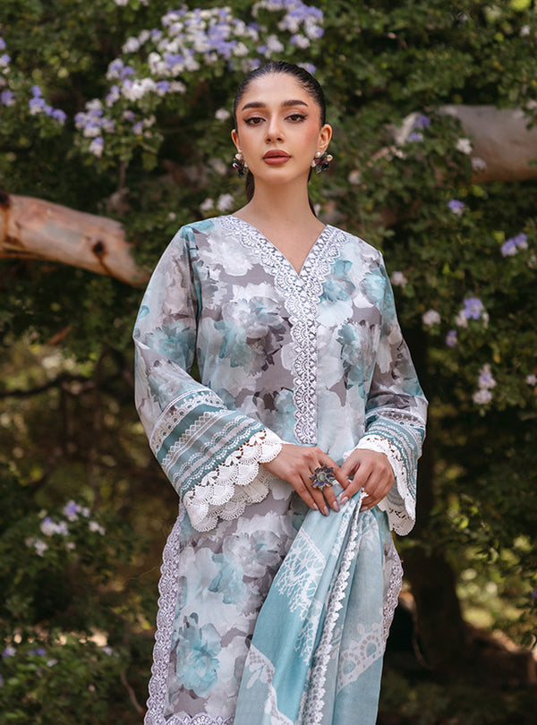 Zainab Chottani | Tahra Lawn 24 | ZINNIA - D 3B by Zainab Chottani - House of Maryam