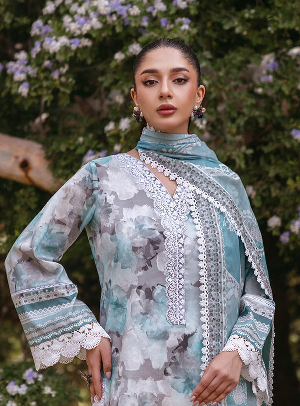 Zainab Chottani | Tahra Lawn 24 | ZINNIA - D 3B by Zainab Chottani - House of Maryam