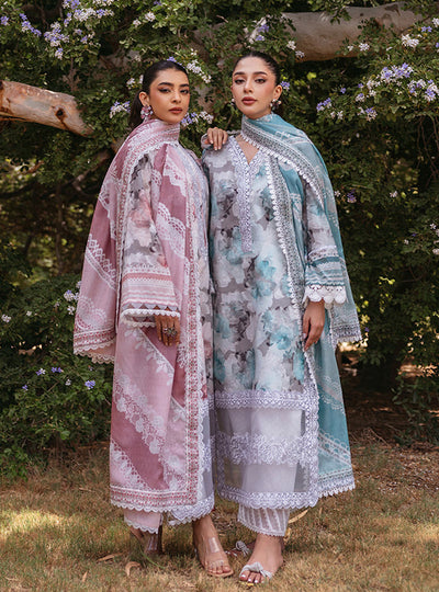 Zainab Chottani | Tahra Lawn 24 | ZINNIA - D 3A -  Zainab Chottani Luxury - Original Designer Dress - House of Maryam
